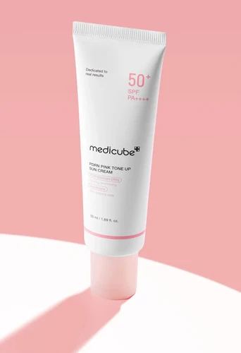 Medicube SPF 50+ PA++++ PDRN pink Tone Up Sun Cream